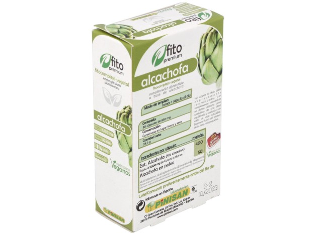 Fito Premium - Alcachofa - Pinisan - 30 Cápsulas