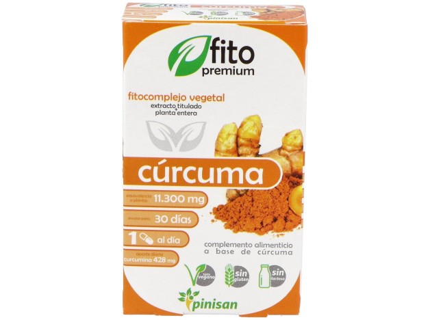 Fito Premium - Curcuma - Pinisan - 30 Cápsulas