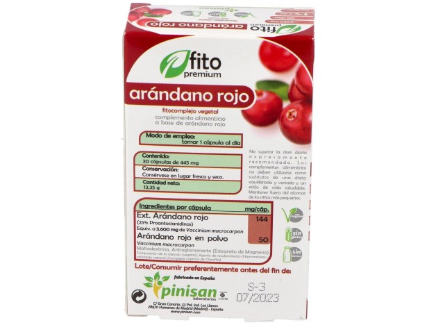 Fito Premium - Arandano Rojo - Pinisan - 30...