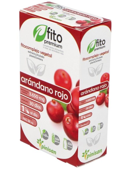 Fito Premium - Arandano Rojo - Pinisan - 30 Cápsulas