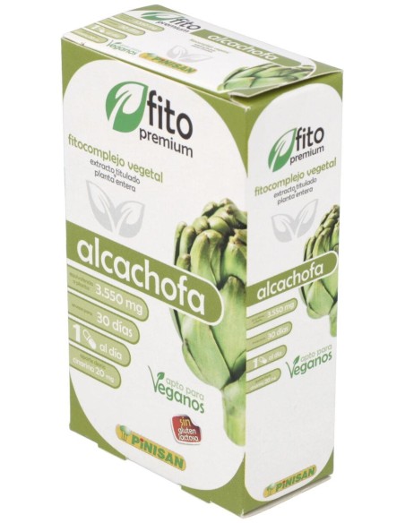 Fito Premium - Alcachofa - Pinisan - 30 Cápsulas