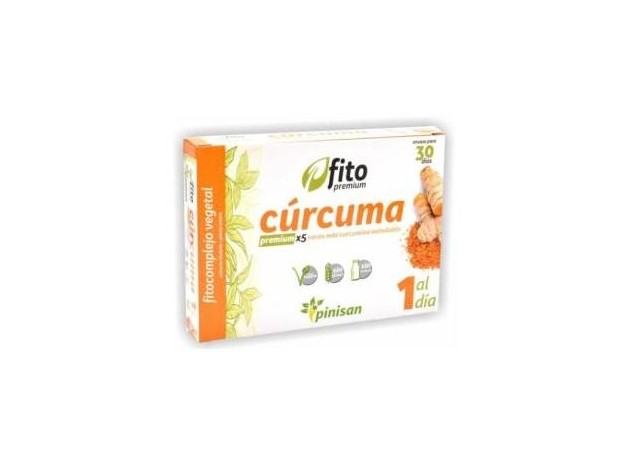 Fito Premium - Curcuma - Pinisan - 30 Cápsulas