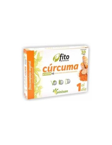 Fito Premium - Curcuma - Pinisan - 30 Cápsulas