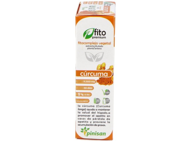 Fito Premium - Curcuma - Pinisan - 30 Cápsulas