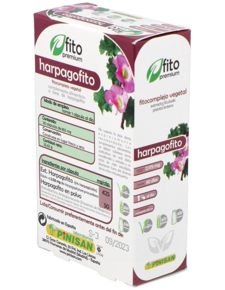 Fito Premium - Harpagofito - Pinisan - 30 Cápsulas