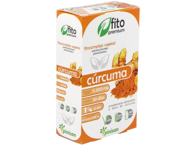 Fito Premium - Curcuma - Pinisan - 30 Cápsulas