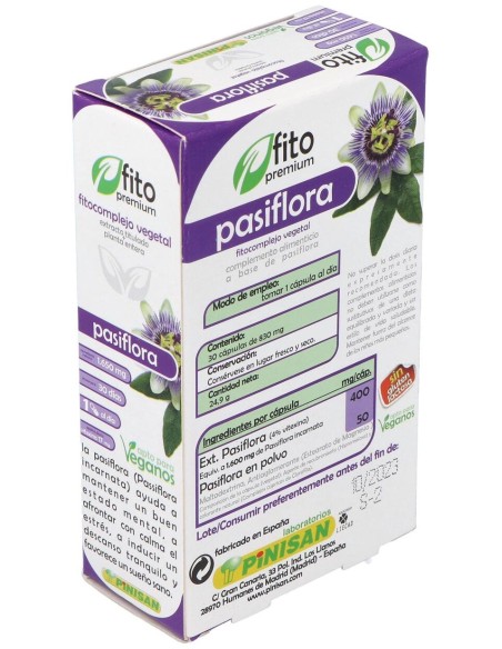 Pinisan Fito Premium Pasiflora 30Caps