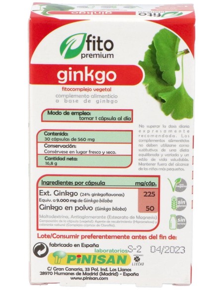 Fito Premium Ginkgo 30Cap.