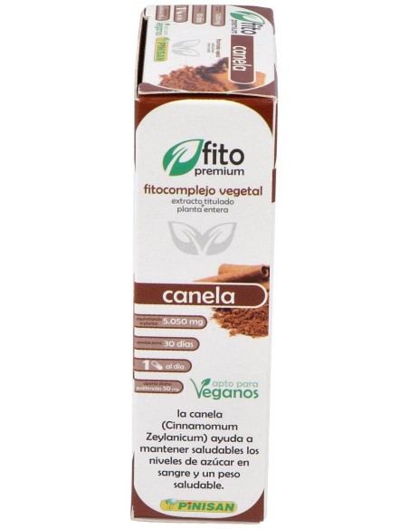 Fito Premium - Canela - Pinisan - 30 Cápsulas