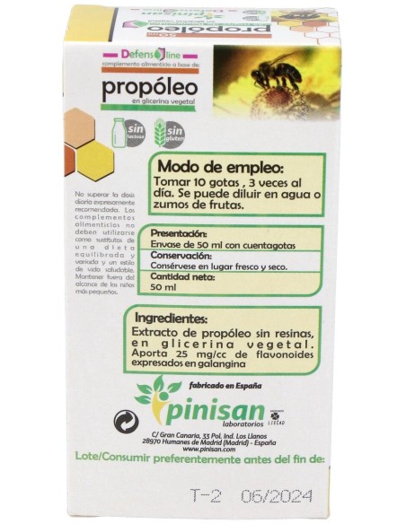 Pinisan Extracto Propóleo 50Ml