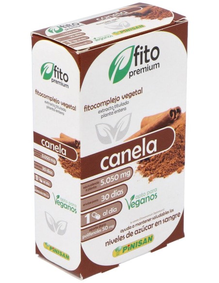 Fito Premium - Canela - Pinisan - 30 Cápsulas