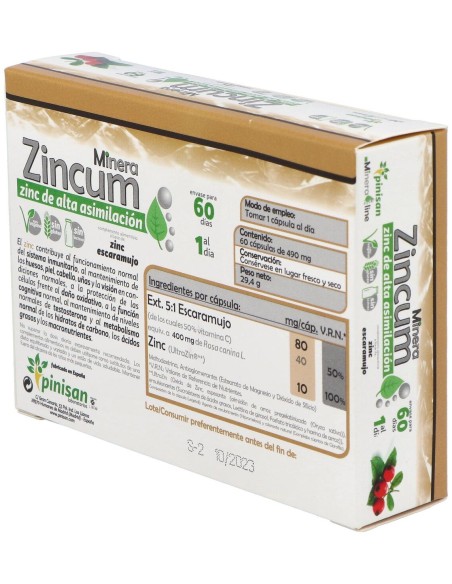 Pinisan Minera Zincum 60Caps