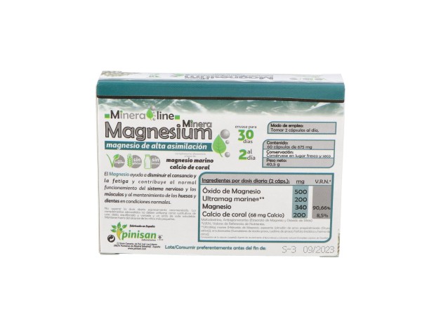 Pinisan Minera Magnesium 60Caps