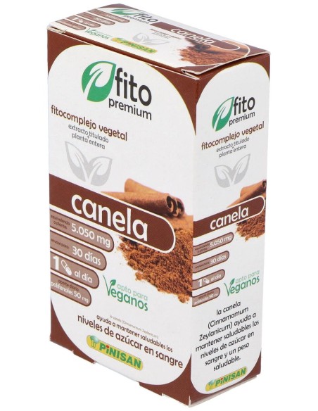 Fito Premium - Canela - Pinisan - 30 Cápsulas