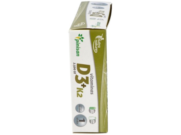 Pinisan Nutra Nature Vitaminas D3 + K2 60Caps
