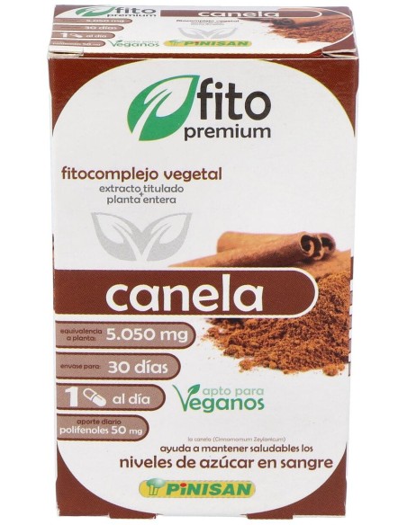 Fito Premium - Canela - Pinisan - 30 Cápsulas