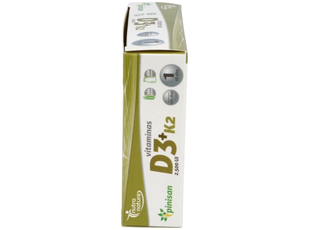 Pinisan Nutra Nature Vitaminas D3 + K2 60Caps