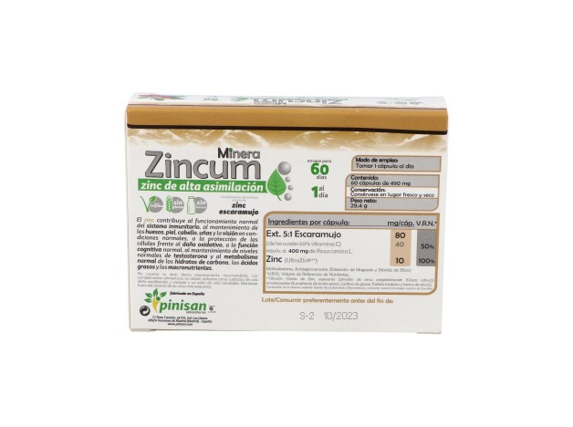 Pinisan Minera Zincum 60Caps