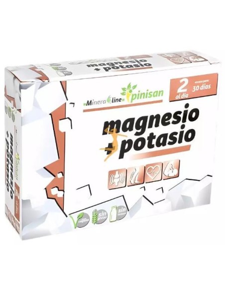 Pinisan Magnesio + Potasio 60Comp