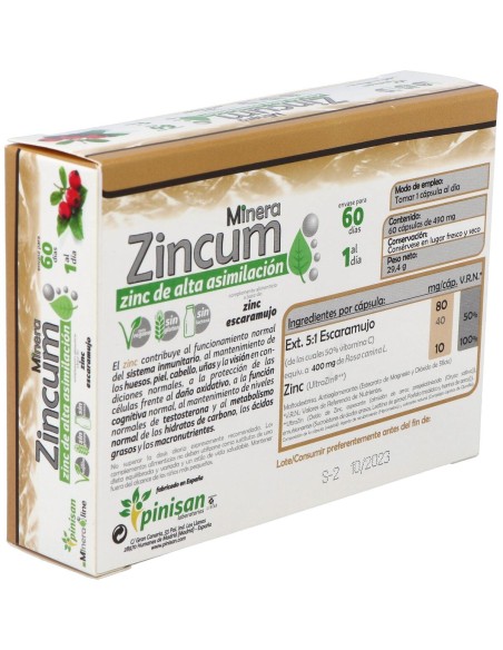 Pinisan Minera Zincum 60Caps