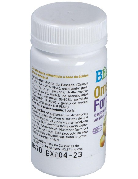 Biover Bhealthy Omega 3 Forte 30 Perlas
