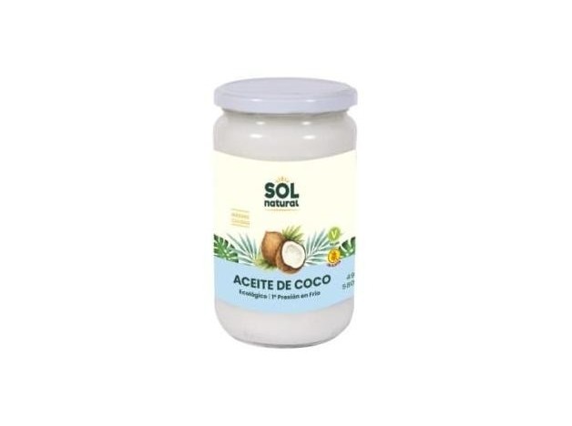 Solnatural Aceite Coco Virg Extr Bio 580Ml