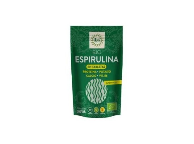 Solnatural Espirulina 200Tabs