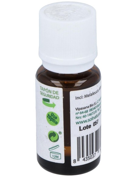 Solnatural Aceite Esencial De Arbol Del Te Pequeðo 15 Ml