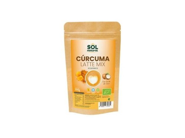 Curcuma Latte Mix Con Leche De Coco 200Gr.Bio Sg