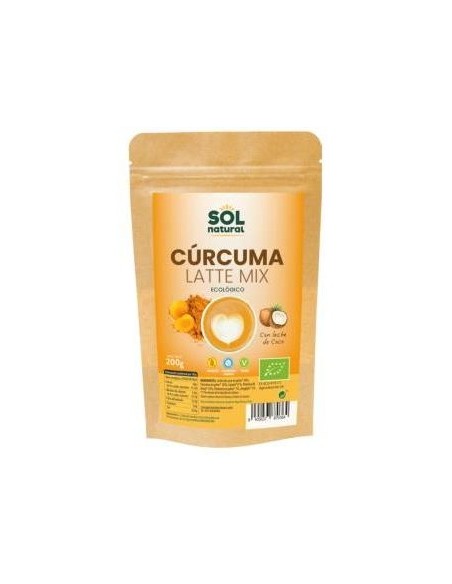 Curcuma Latte Mix Con Leche De Coco 200Gr.Bio Sg