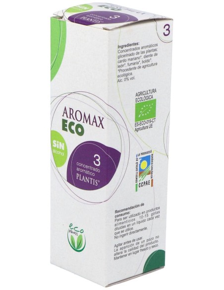 Plantis Aromax 3 Hepatico Biliar Eco 50Ml