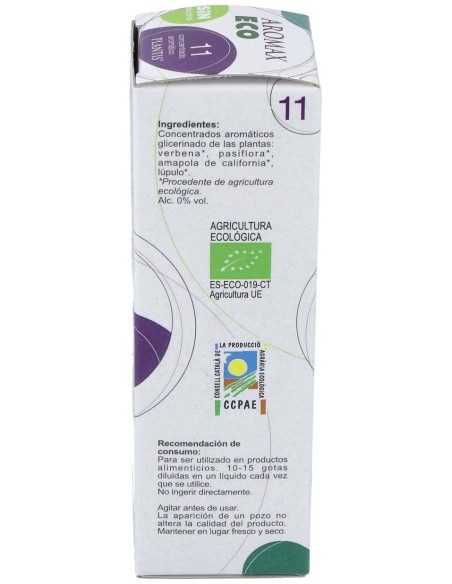 Plantis Aromax 11 Eco Sedante Sin Alcohol 50Ml