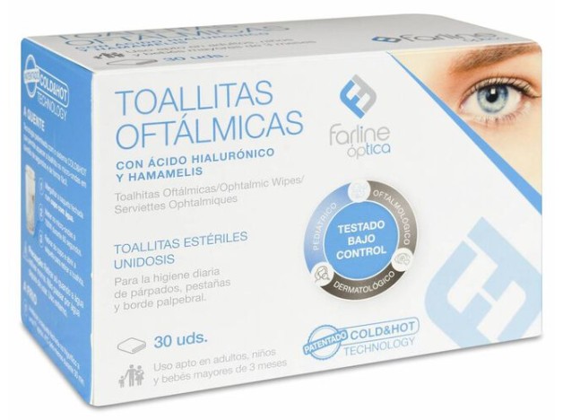 Farline Toallitas Oftalmicas Ah Cold&Hot 30 Uds