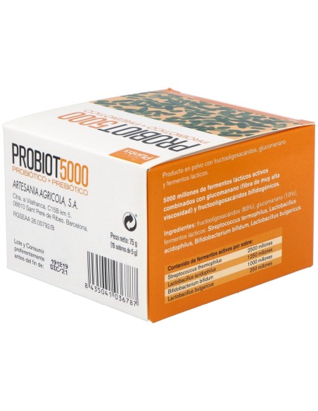Artesania Agricola Probiot 5000 15 Sobres