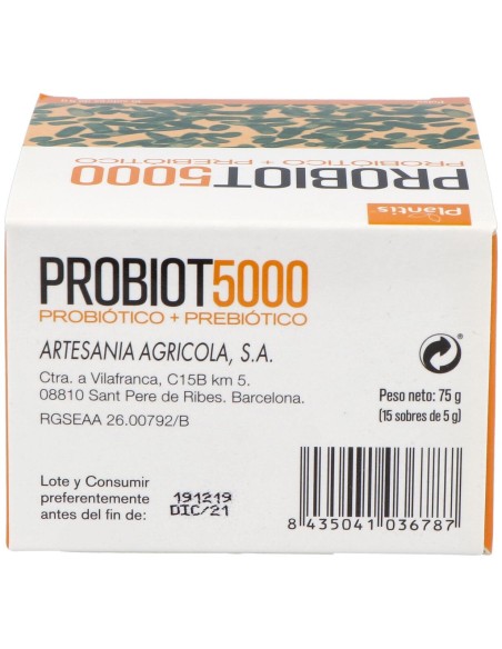 Artesania Agricola Probiot 5000 15 Sobres