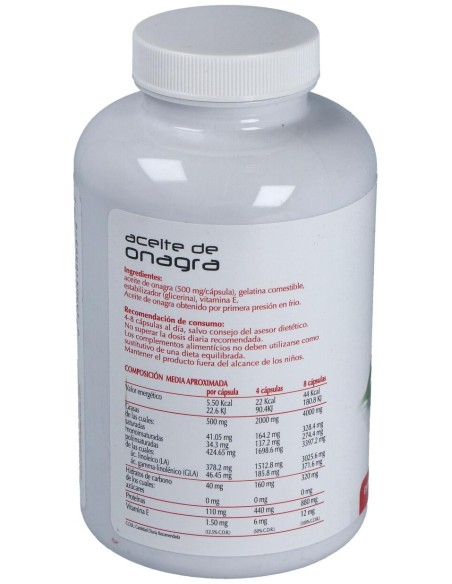 Plantis Aceite De Onagra 450 Perlas