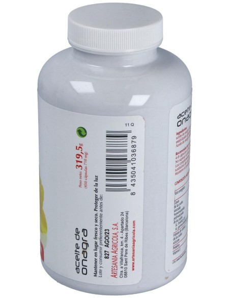 Plantis Aceite De Onagra 450 Perlas