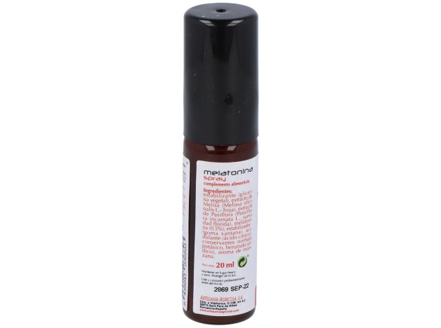 Melatonina Plantis Spray 20Ml.