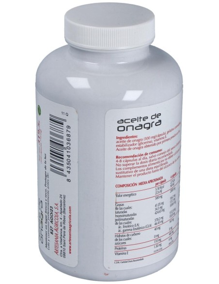Plantis Aceite De Onagra 450 Perlas