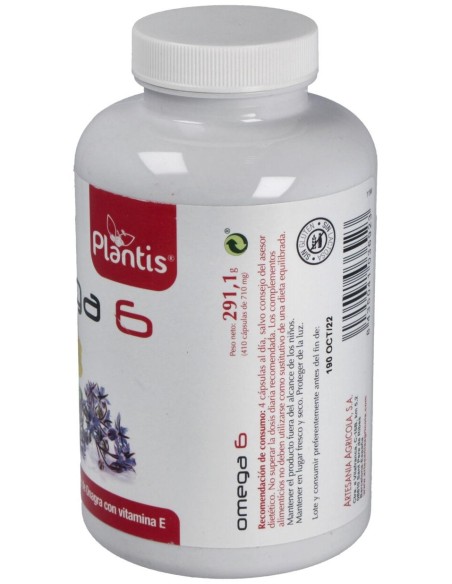 Omega 6 Onagra+Borraja 410 Perlas