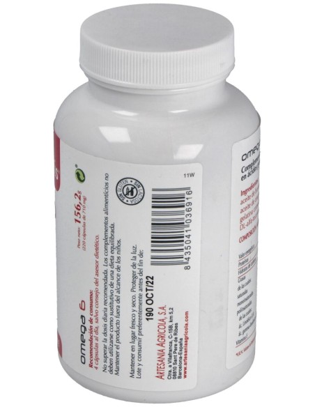 Omega 6 Onagra+Borraja 220 Perlas