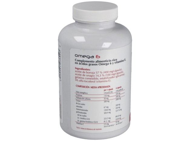 Omega 6 Onagra+Borraja 410 Perlas