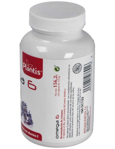 Omega 6 Onagra+Borraja 220 Perlas