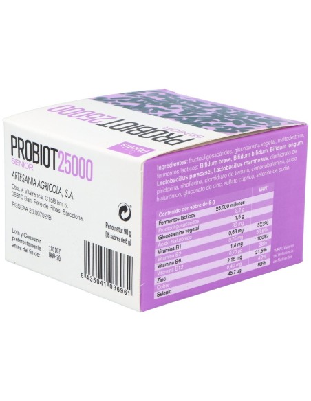 Plantis Probiot 25000 Senior 15X5G