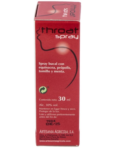Artesania Agricola Throat Spray Propolis 30Ml