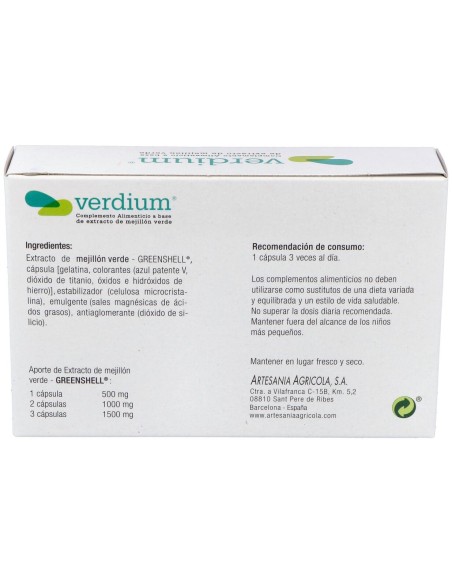 Artesania Verdium 84 Caps