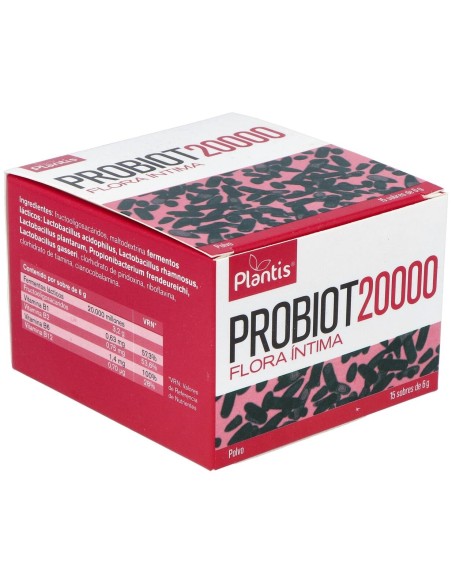 Plantis Probiot 20000 F.Intima 15 Sobres 6G