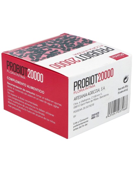 Plantis Probiot 20000 F.Intima 15 Sobres 6G