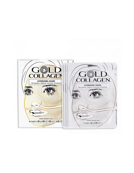Gold Collagen Hydrogel Mask 4 unidades