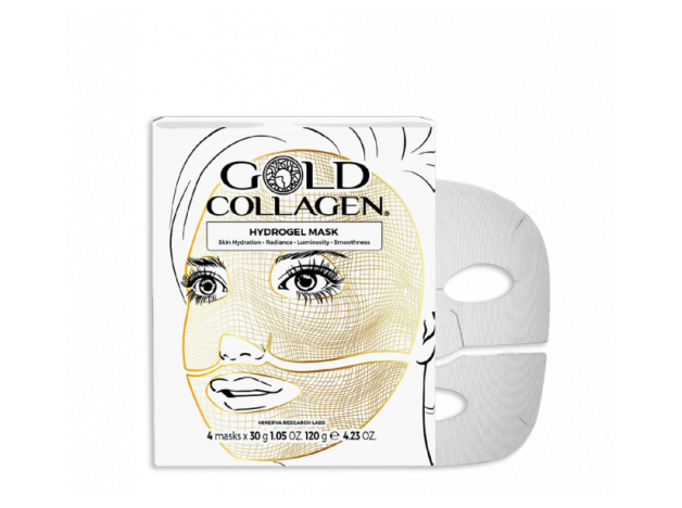 Gold Collagen Hydrogel Mask 4 unidades